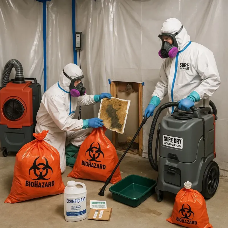 Contaminated Water Handling Protocols process in Manning, IA